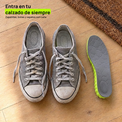 La plantilla de altura Nubelina entra en tu calzado de siempre: zapatillas, botas y zapatos con caña