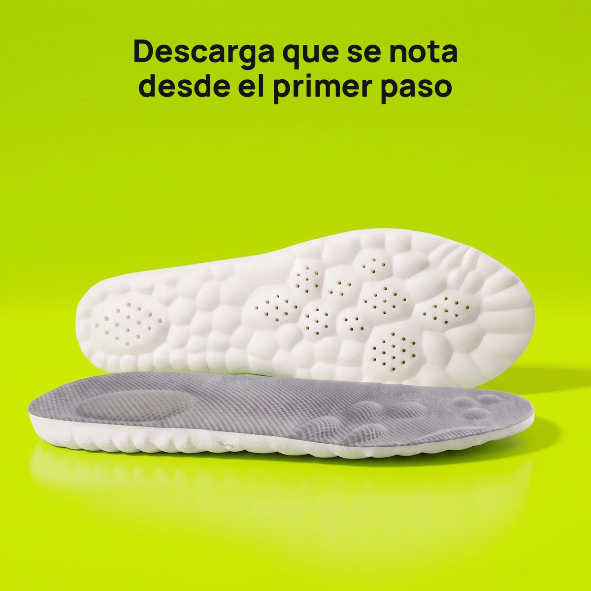 Suela y plantilla Nubelina: descarga que se nota desde el primer paso