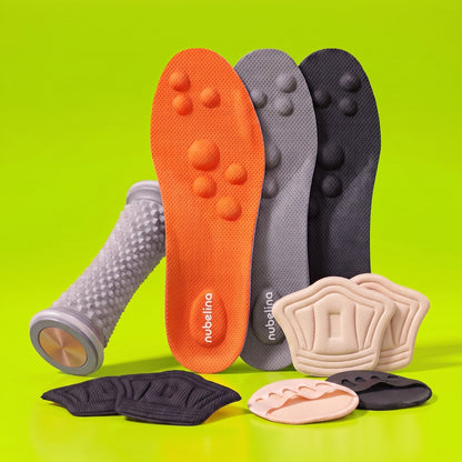 Kit definitivo Nubelina: 3 plantillas, rodillo, taloneras y almohadillas