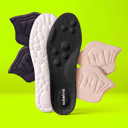 Kit talón Nubelina: plantilla negra y taloneras beige y negras