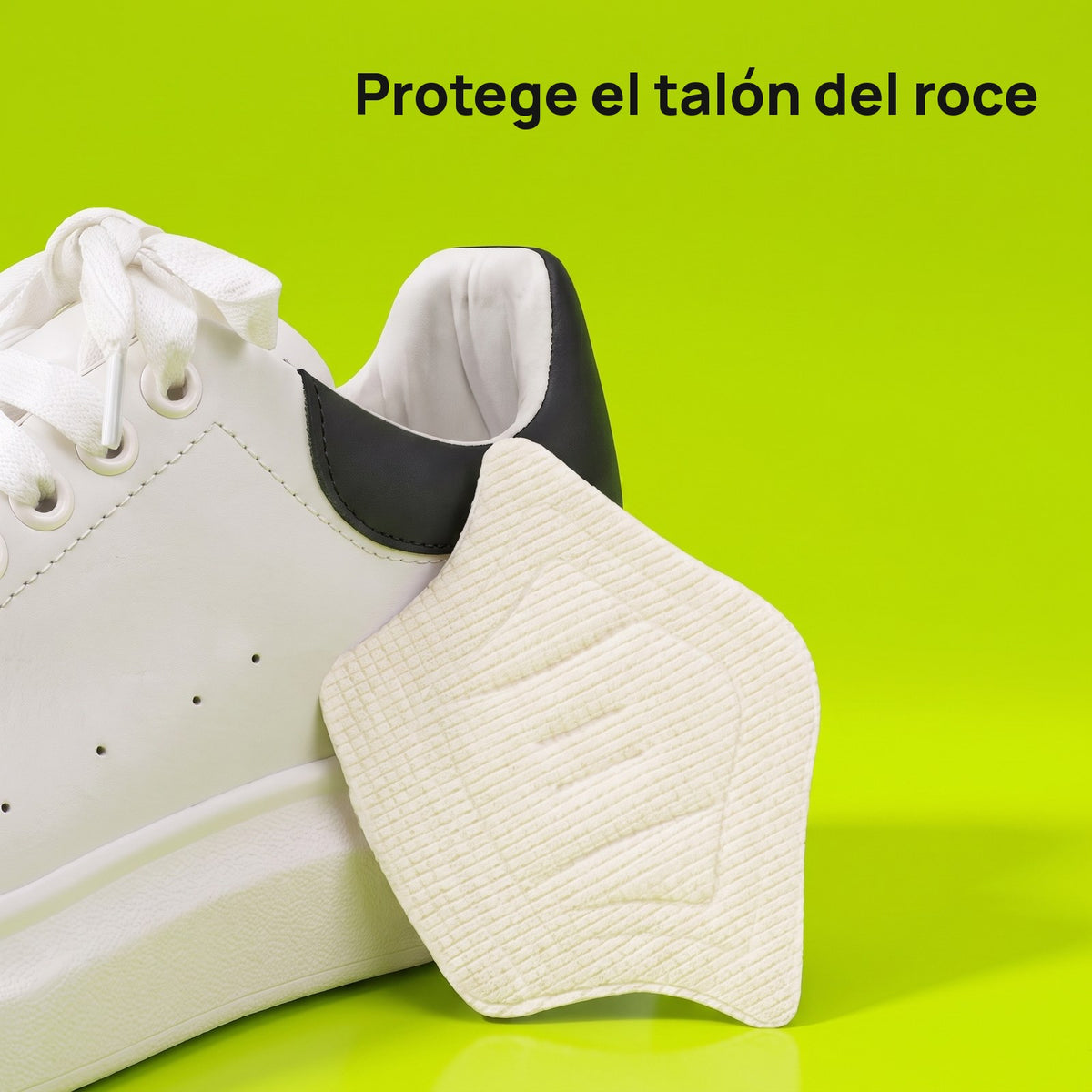 Talonera acolchada en la zapatilla: protege el talón del roce