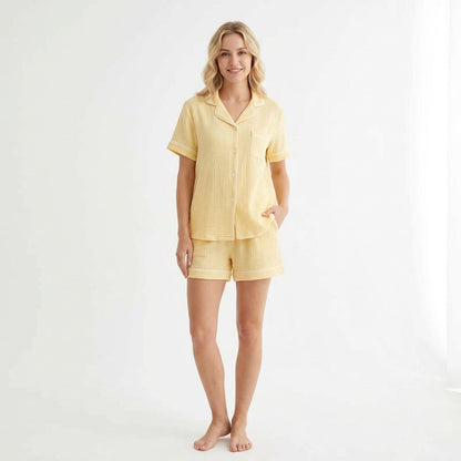 Pijama corto de muselina — Nubelina