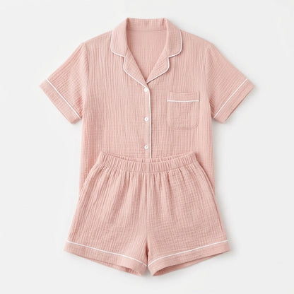 Pijama corto de muselina — Nubelina