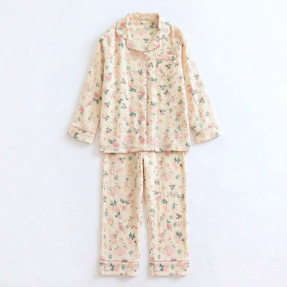 Pijama de muselina de flores — Nubelina