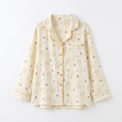Pijama de muselina de flores — Nubelina