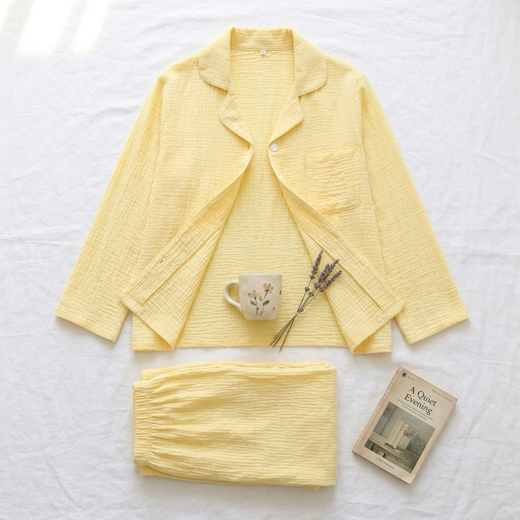 Pijama de muselina liso — Nubelina