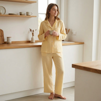 Pijama de muselina liso — Nubelina