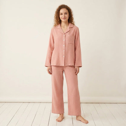 Pijama de muselina liso — Nubelina