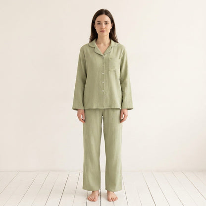 Pijama de muselina liso — Nubelina