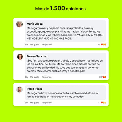 Más de 1.500 opiniones de clientes